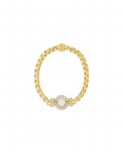 Absolute Jewellery BRACELET WHITE OPAL B2414WO