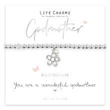 Life Charms Bracelet Wonderful Godmother