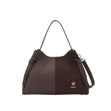 Hampton Handbags Camellia A-Line Grab Bag Brown