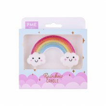 Candle Topper Glitter Rainbow