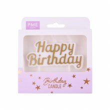 Candle Topper Happy Birthday G