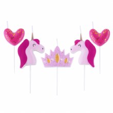 Candles Princess Set of 5