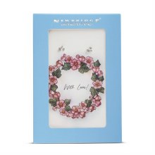 Newbridge Silverware Card Earrings With Love