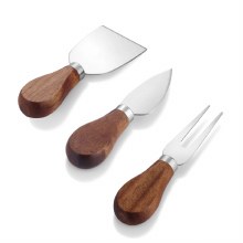 Newbridge Silverware Cheese Knives Wooden Handle S/S