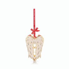 Tipperary Crystal Christmas Sparkle Angel Wings Decoration