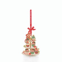Tipperary Crystal Christmas Sparkle Cake Stand Decoration