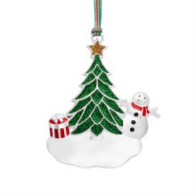 Newbridge Silverware Christmas Tree with Snowman Decoration