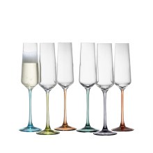 Galway Crystal Chroma Flute Party Pack Set of 6