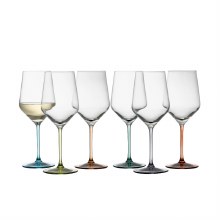 Galway Crystal Chroma Wine Party Pack Set of 6