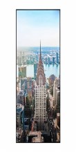 Straits Chrysler Building Print 50x150cm