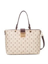 GIONNI HANDBAG CITRINE LARGE TOTE BAG BEIGE