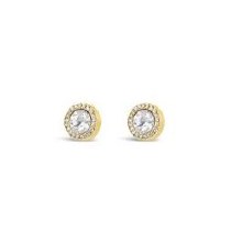 Absolute Jewellery Clip-On Earrings Yellow Gold CLP102GL