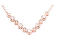 Newgrange Living Cluster Pendant Rose Gold