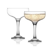 Cocktail Saucer Glass Set of 2