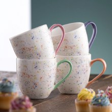 Belleek Confetti Mugs Set of 4