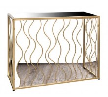 Grange Living Console Table Gold