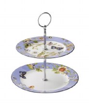 Aynsley Cottage G 2 Tiered Cake Stand