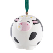 Belleek Daisy The Cow Hanging Ornament