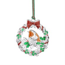 Newbridge Silverware Decoration Robin with Holly