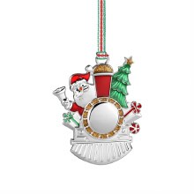 Newbridge Silverware Decor Santa In Steam Tree