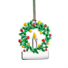 Newbridge Silverware Decoration Wreath with Candle