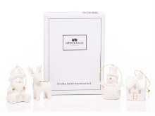 Newgrange Living Decoration Set of 4 Ceramic Xmas