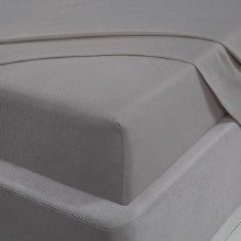 Extra Deep Fitted Sheet Super King Size Silver