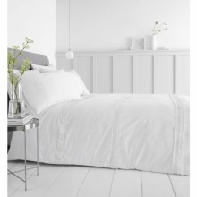 Delicate Lace Double Bed Duvet Set