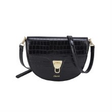 Gionni Handbags DIDO CROC CROSSBODY BAG BLACK