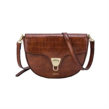Gionni Handbags DIDO CROC CROSSBODY BAG TAN