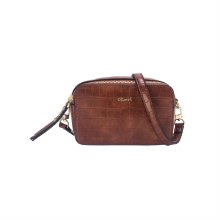 Gionni Handbags DIDO CROC CROSSBODY CAMERA BAG TAN