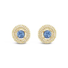 Absolute Jewellery EARRING LIGHT SAPPHIRE  E2414LS