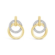 Absolute Jewellery EARRINGS 2-TONED E2451MX
