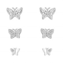 Indulgence Earrings CZ Butterflies