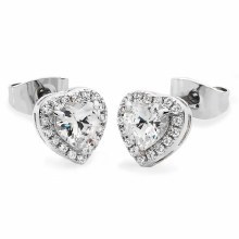 Tipperary Crystal Earrings Diamonte Heart Drop