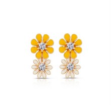 Newbridge Silverware Earrings Floral Double