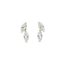 Absolute Jewellery Earrings Gold Leaf E2324GL