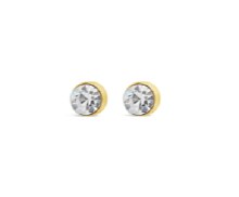 Absolute Jewellery Earrings Gold Stud E2299GL