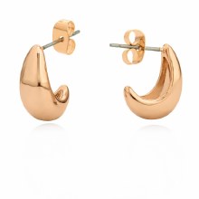 Earrings Mini Pebble Hoop Rose Gold