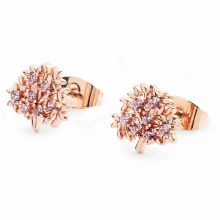 Tipperary Crystal Earrings Rose Gold with CZ