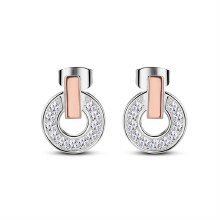 Newbridge Silverware Earrings Sil & RG Tiamo