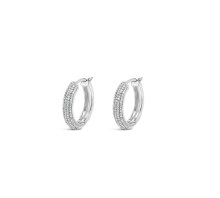 Absolute Jewellery Earrings Silver Hoop E2305SL