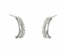 Indulgence Earrings Two Bar Crystal