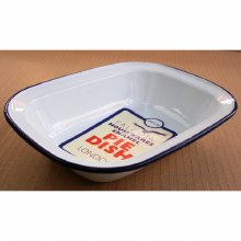Enamel Pie Dish 26cm