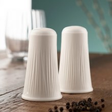 Belleek Erne Salt & Pepper Set