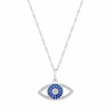 Tipperary Crystal Evil Eye -Pendant Sapphire Cz
