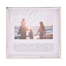Family Frame 6*4" Silver