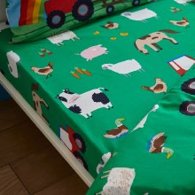 Farmyard Double Fitted Sheet