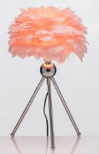 Grange Living Feather Table Lamp Pink