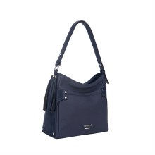 Gionni Handbags Fiji Shoulder Bag & Tassel Navy